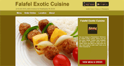 Desktop Screenshot of falafelexotic.com